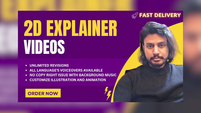 make unique 2d animated explainers at affordable rates