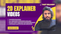 make unique 2d animated explainers at affordable rates