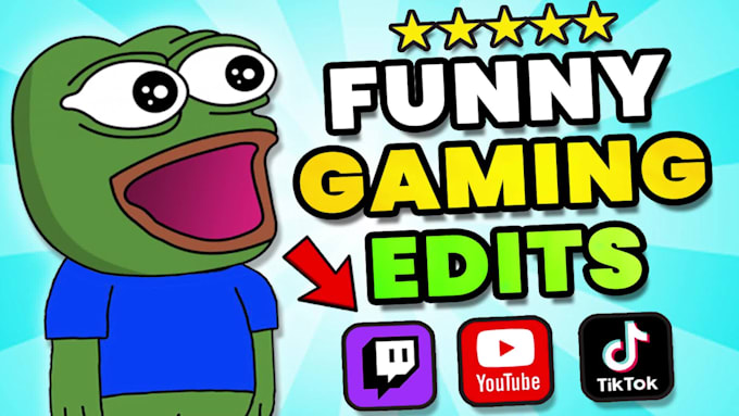 Top 10! I will edit your twitch stream vod for a youtube highlight video  for $5