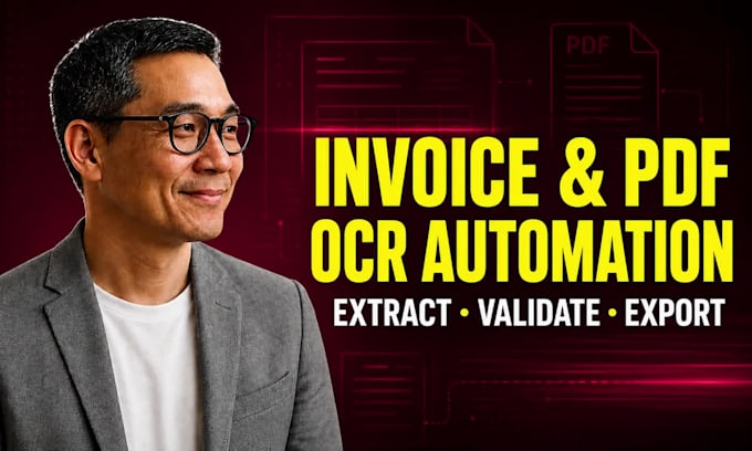 automate invoice receipt and PDF data extraction with ai ocr and python