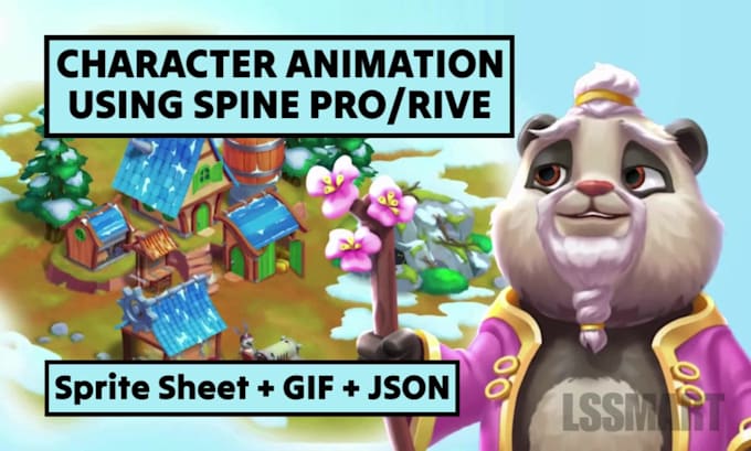 Design, rig and animate 2d game characters using spine, rive, and ...