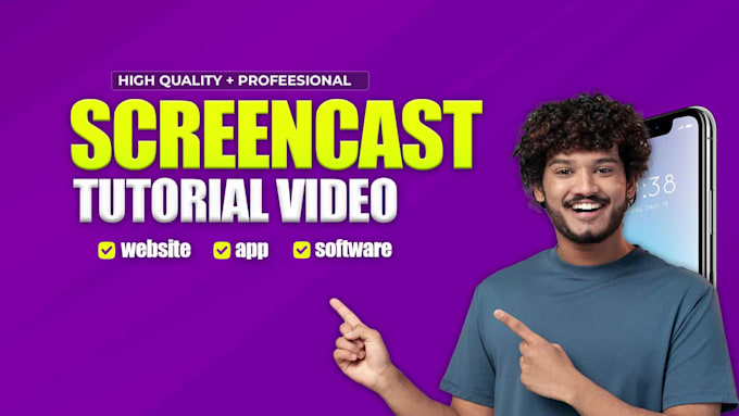 create screencast video or saas explainer video