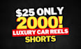 create motivational luxury car reels youtube shorts instagram reels