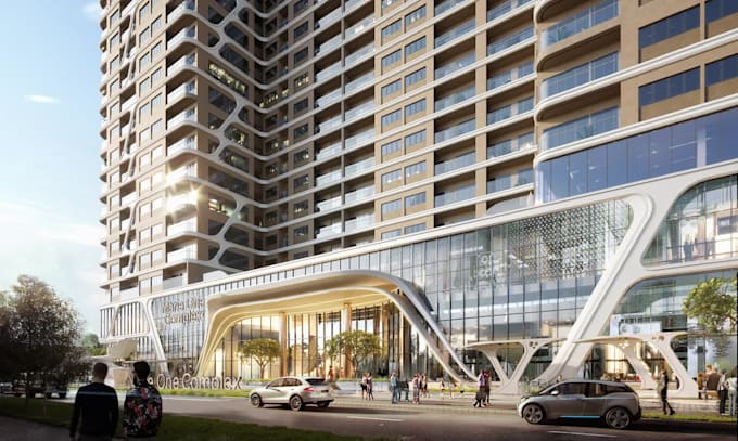do professional 3d rendering architecture of high quality