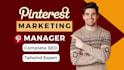 be your pinterest manager and marketing expert