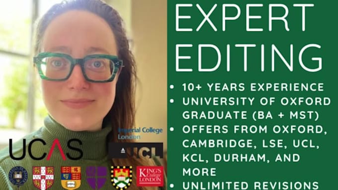 professionally edit your lse, ucl, or imperial personal statement