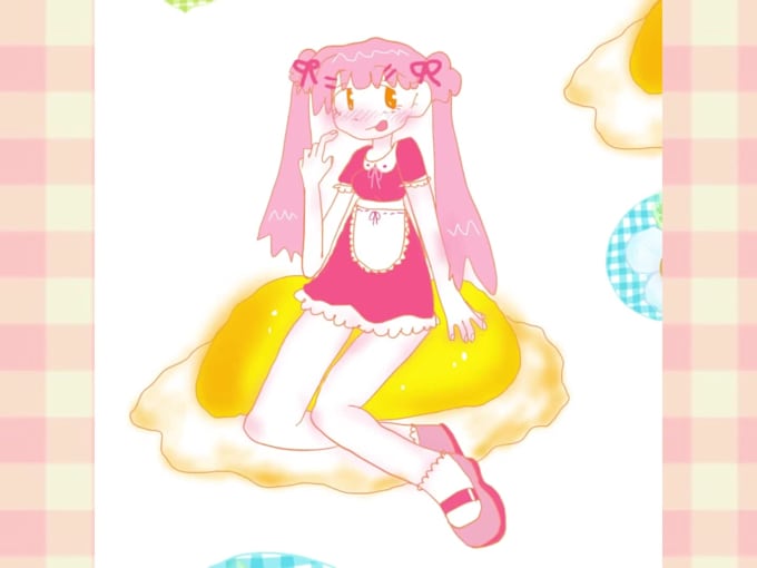 draw your character in a cute whimsical style