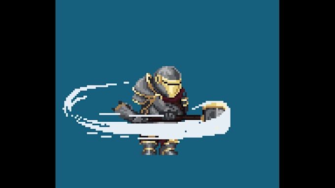 create pixel art character animation for your game