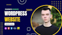 develop and design wordpress website
