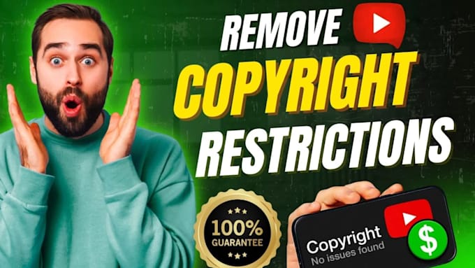 remove copyright from youtube content