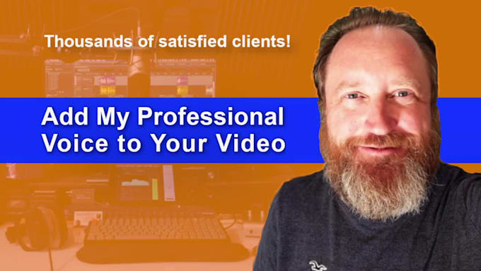 provide an american male voice over for your video