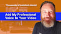 provide an american male voice over for your video