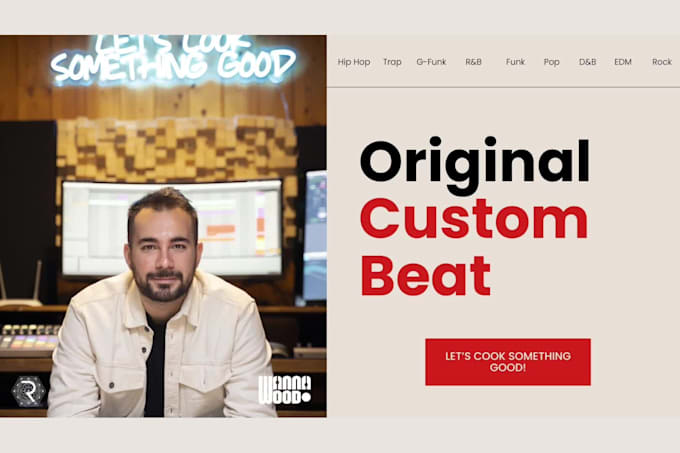 produce and mix a professional custom beat for you