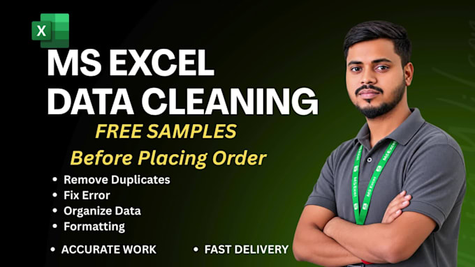 clean, fix, and format your excel file in 1 day