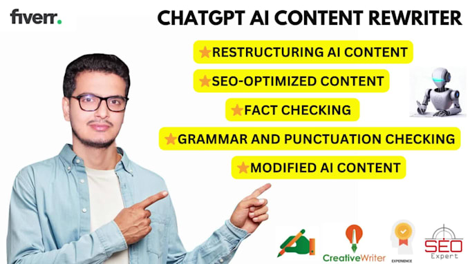 manually rewrite your ai content and do ai content editing