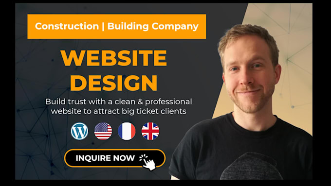 create a construction company website