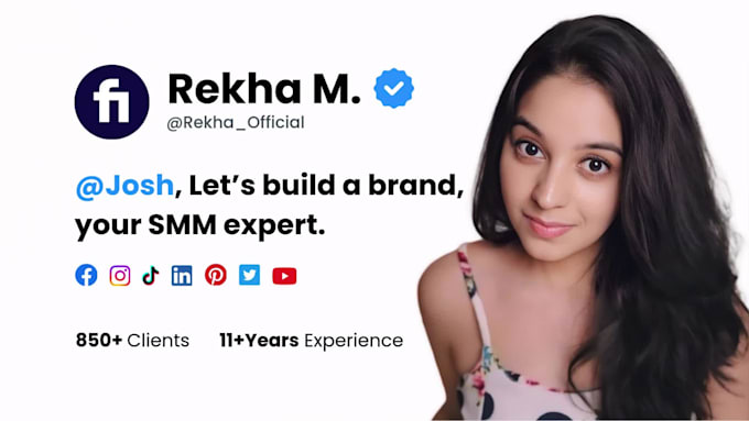 be your dedicated smm expert, social media manager and content creator