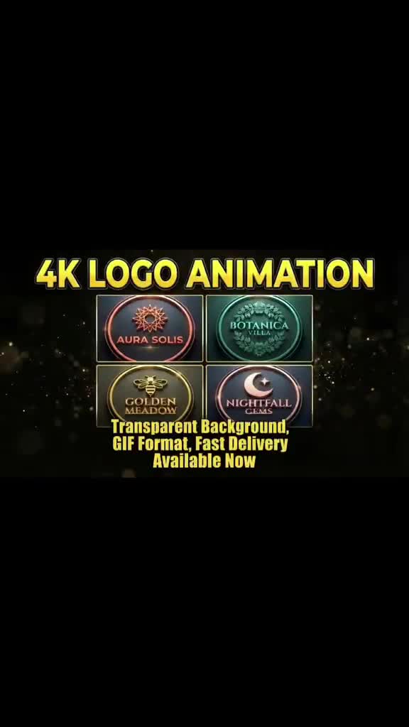 create 3d animated logo