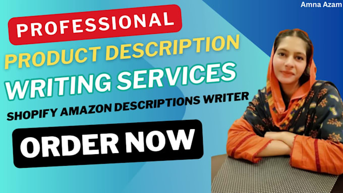 write shopify SEO descriptions and amazon product descriptions that sells