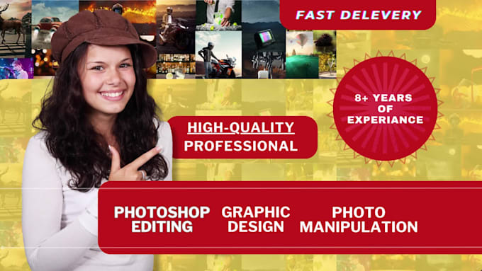 be your professional photoshop expert for photo editing and manipulation