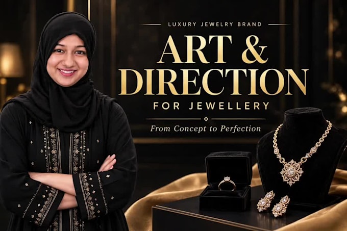 create a luxury jewellery art direction moodboard and brand identity