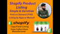 do professional shopify product listing data entry manually