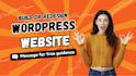 build wordpress website, create wordpress business website