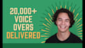record an american english male voice over or narration