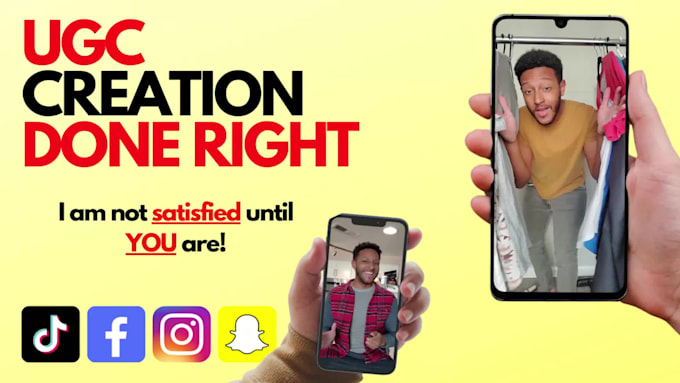 create organic and paid ad ugc videos for tiktok, meta, etc