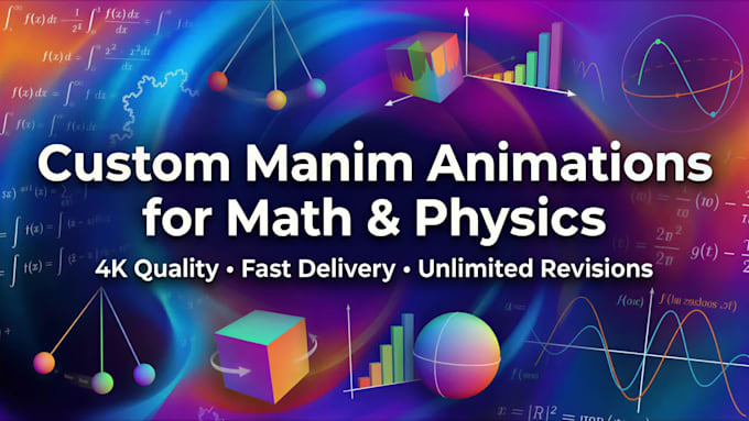 create stunning manim animations for math and physics