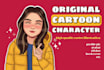 create a cartoon character of a real person