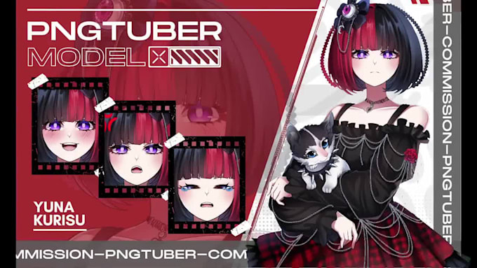 design pngtuber model or customized png tuber avatar, character