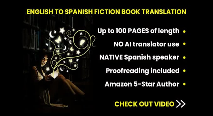english to spanish fiction book translation