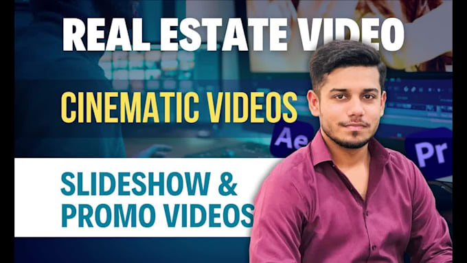 do top notch real estate promo video editing and slideshow videos