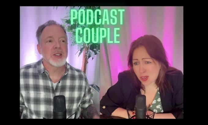 create ugc couple podcast video ads