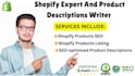 write compelling ecommerce seo shopify product descriptions