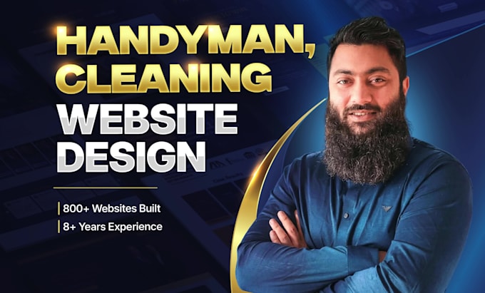 design a professional handyman or home service website with wordpress