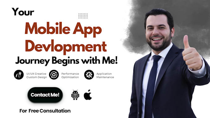 do mobile app development android ios app flutter react native developer