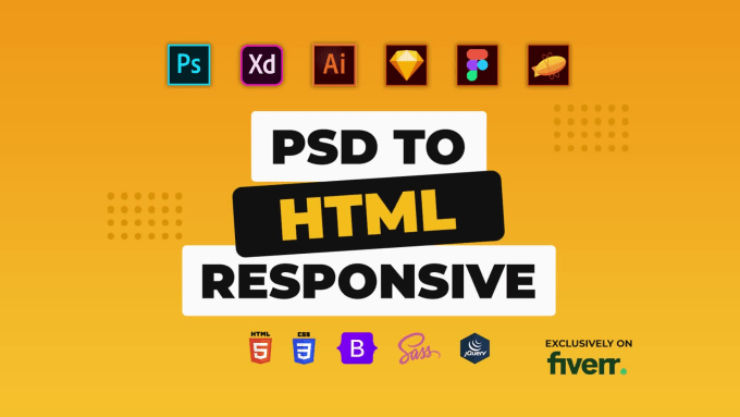 Psd to html deals and css converter