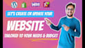 revamp, rebuild, update or clone wordpress website