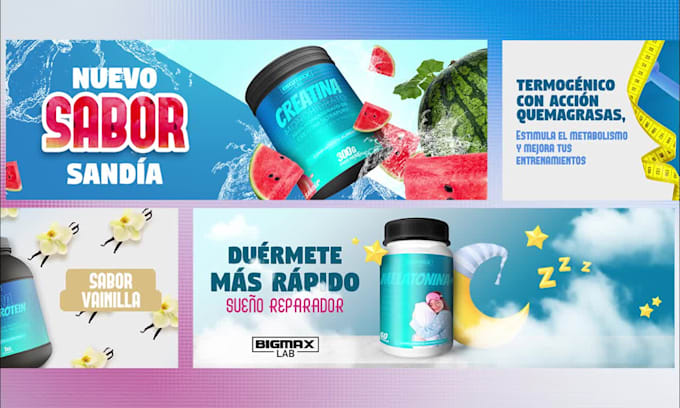 design high converting banner ads or website banner