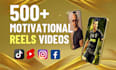 create instagram motivational reels video