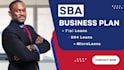 devise a business plan for sba loan approval, 7a, 504, and microloans