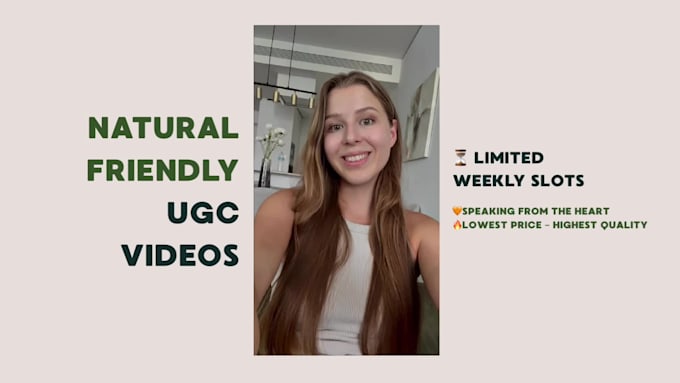 create natural spokesperson ugc video ads