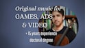 compose music for soundtracks,  games, films and ads