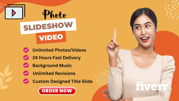 create wedding photo slideshow, promo, memorial video