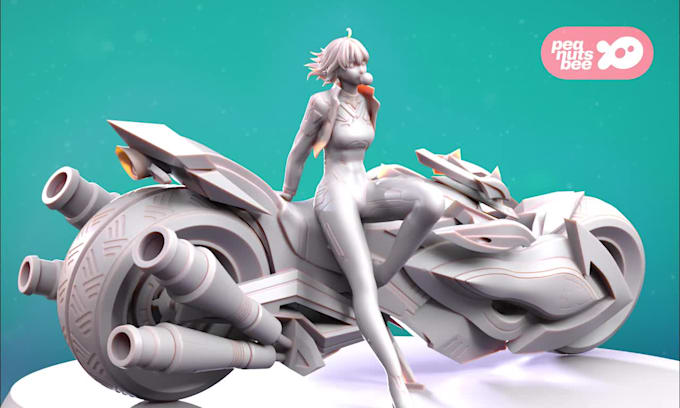 sculpt 3d model, toys, action figure, or statue and character for 3d printing