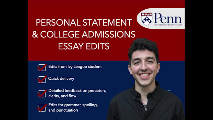 improve your college admissions essay or personal statement