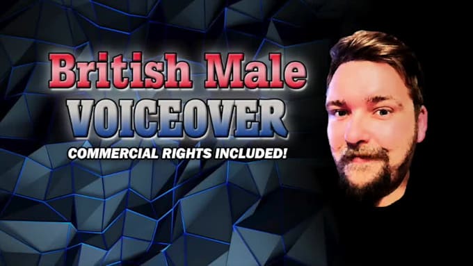 be your professional british english male voiceover