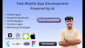 fast develop ai powered app with design and backend for android and ios